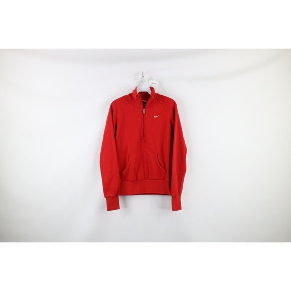 Vintage Nike M Faded Travis Scott Mini Swoosh Half Zip Pullover